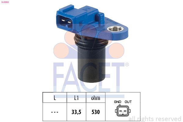 FACET 9.0302 Sensor, engine speed