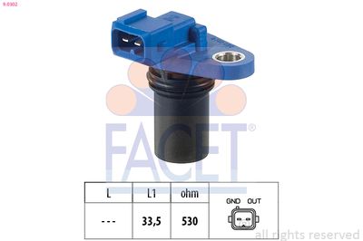 Sensor, engine speed FACET 9.0302