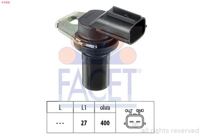RPM Sensor, automatic transmission FACET 9.0308