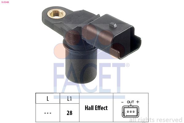 FACET 9.0348 Sensor, camshaft position