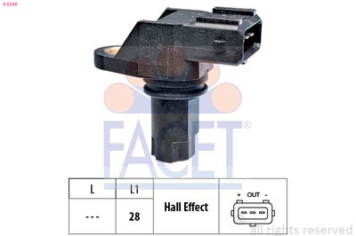 Sensor, crankshaft pulse FACET 9.0349