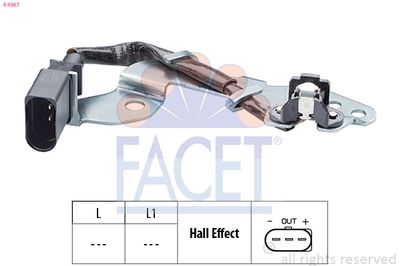 Sensor, camshaft position FACET 9.0367
