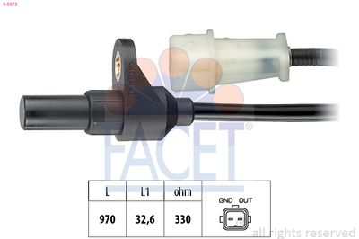Sensor, crankshaft pulse FACET 9.0373