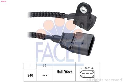 Sensor, camshaft position FACET 9.0423