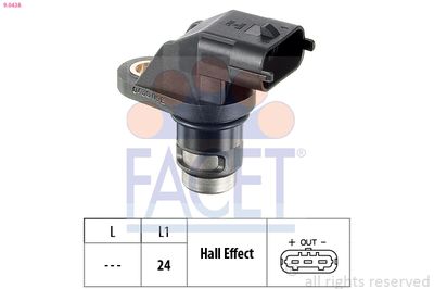 Sensor, RPM FACET 9.0438
