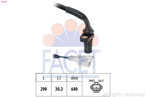 FACET 9.0465 Sensor, RPM