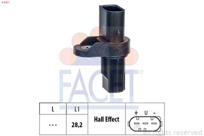 Sensor, camshaft position FACET 9.0471