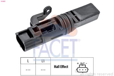 Sensor, engine speed FACET 9.0481