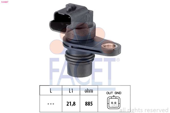 FACET 9.0487 Sensor, engine speed