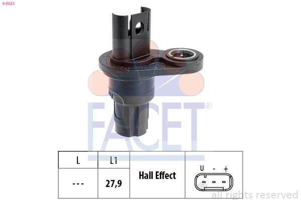 FACET 9.0523 Sensor, camshaft position