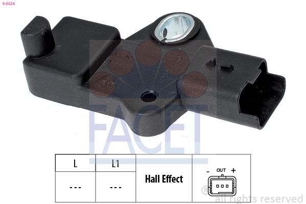 FACET 9.0524 Sensor, crankshaft pulse