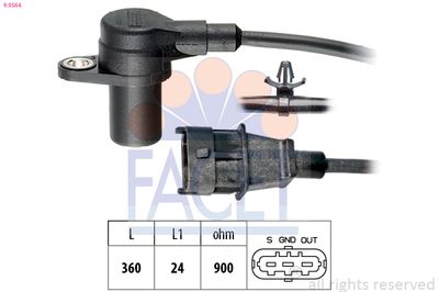 Sensor, crankshaft pulse FACET 9.0564