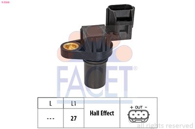 Sensor, camshaft position FACET 9.0568
