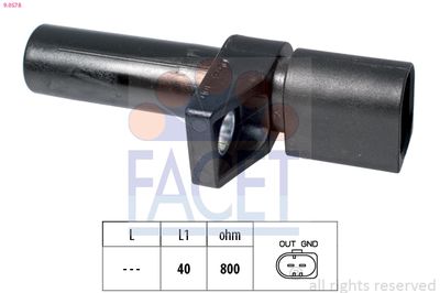 Sensor, crankshaft pulse FACET 9.0578
