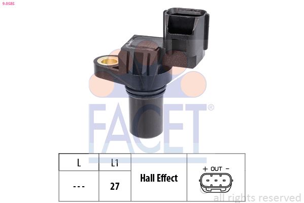 FACET 9.0585 Sensor, crankshaft pulse