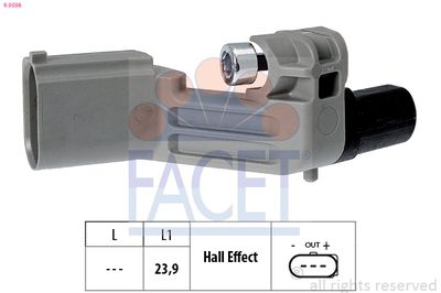 Sensor, crankshaft pulse FACET 9.0598