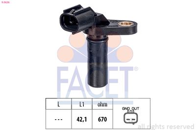 Sensor, engine speed FACET 9.0636