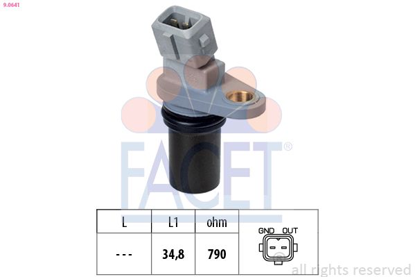 FACET 9.0641 Sensor, engine speed