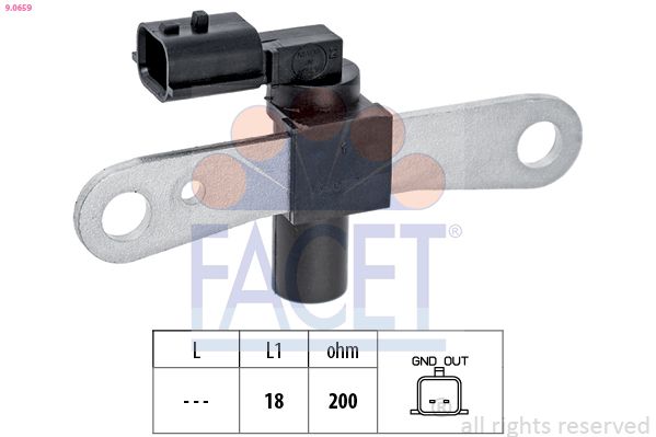 FACET 9.0659 Sensor, crankshaft pulse