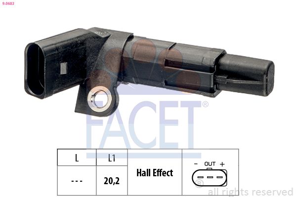 FACET 9.0683 Sensor, crankshaft pulse