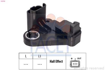 Sensor, crankshaft pulse FACET 9.0743