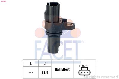 Sensor, engine speed FACET 9.0745