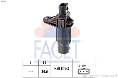 Sensor, crankshaft pulse FACET 9.0762