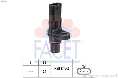 Sensor, engine speed FACET 9.0774