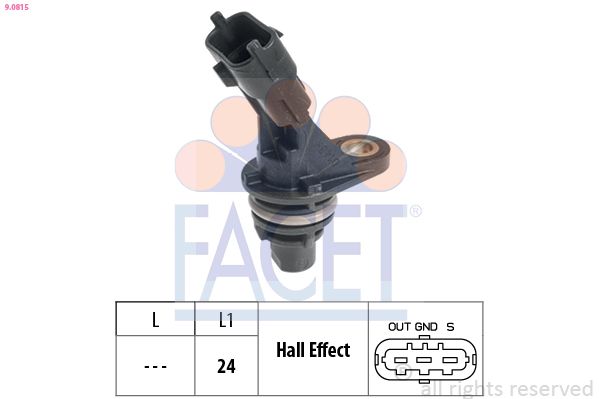 FACET 9.0815 Sensor, engine speed