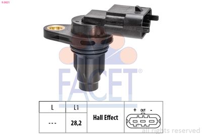 Sensor, camshaft position FACET 9.0831
