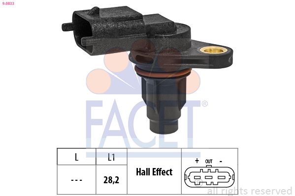 FACET 9.0833 Sensor, camshaft position