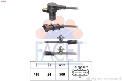 Sensor, crankshaft pulse FACET 9.0848