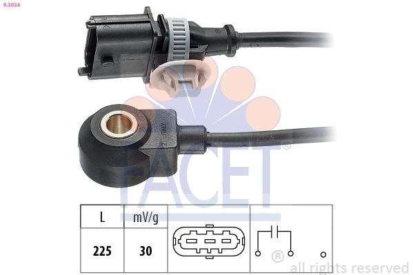 FACET 9.3034 Knock Sensor