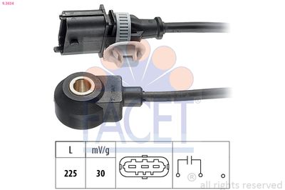 Knock Sensor FACET 9.3034