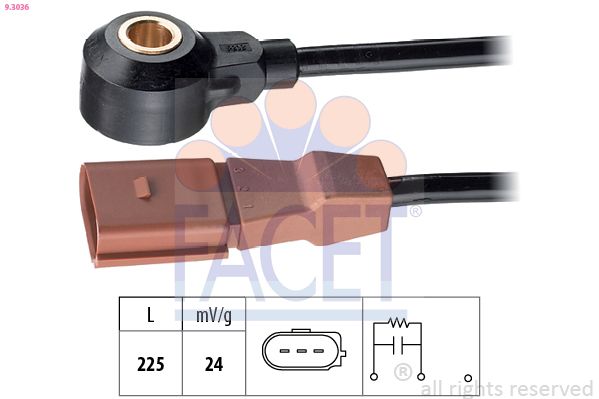 FACET 9.3036 Knock Sensor