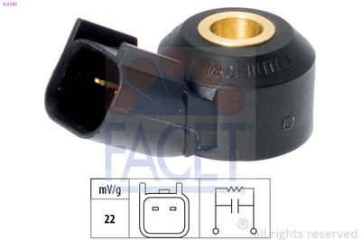 Knock Sensor FACET 9.3141