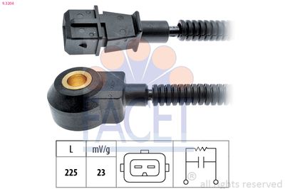 Knock Sensor FACET 9.3204