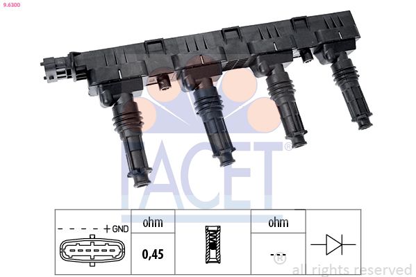 FACET 9.6300 Ignition Coil
