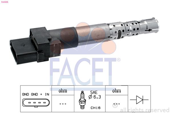 FACET 9.6335 Ignition Coil