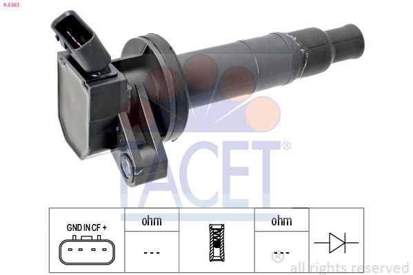 FACET 9.6361 Ignition Coil