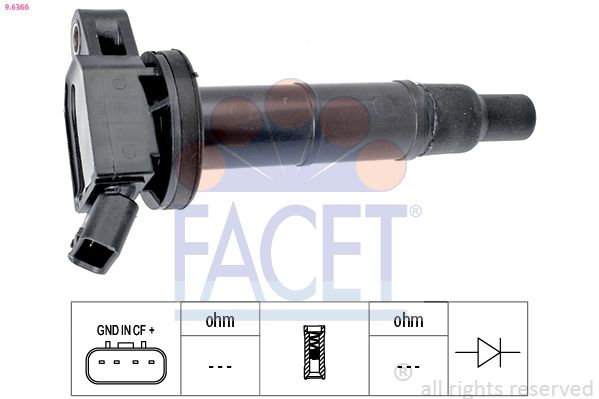 FACET 9.6366 Ignition Coil