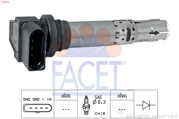 FACET 9.6374 Ignition Coil