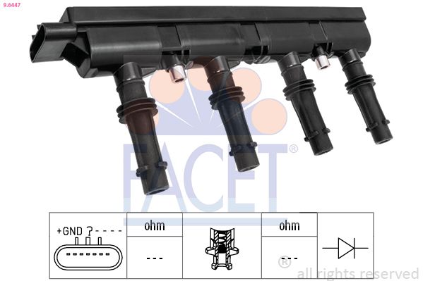 FACET 9.6447 Ignition Coil