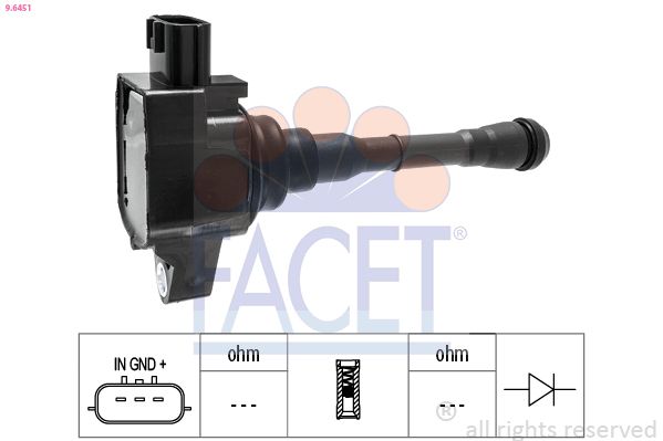 FACET 9.6451 Ignition Coil