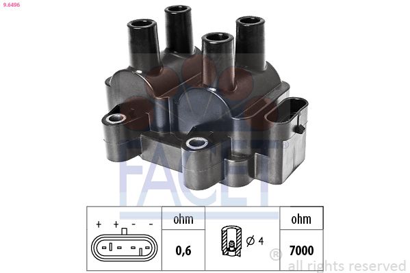 FACET 9.6496 Ignition Coil