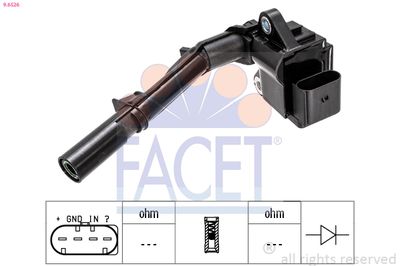 Ignition Coil FACET 9.6526