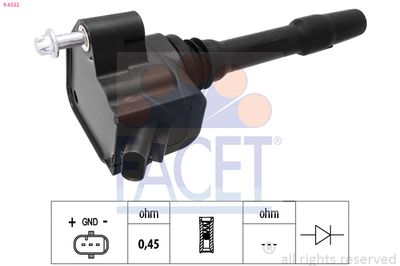 Ignition Coil FACET 9.6532