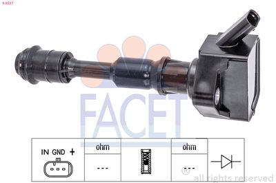 Ignition Coil FACET 9.6537