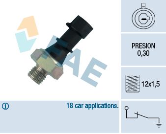 Oil Pressure Switch FAE 12440