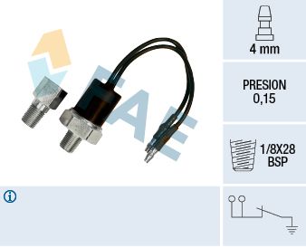 FAE 12540 Oil Pressure Switch